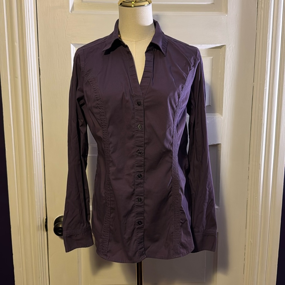 Purple Button Down